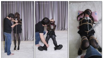 【刻猫猫不是色猫猫】【伪娘/地雷系/日常服/黑丝/项圈/贞操锁】