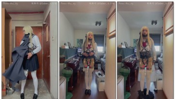 【Saber_大小姐】【JK伪装拘束天台露出】表面清纯楚楚动人的JK少女，竟如此淫乱