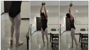 【鲁R爱好者】挑战15分钟芭蕾足尖吊缚