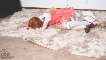 【莉雅】入室绑架案 小樱 COSPLAY，DID，微剧情，丝袜堵嘴，紧缚、挣扎