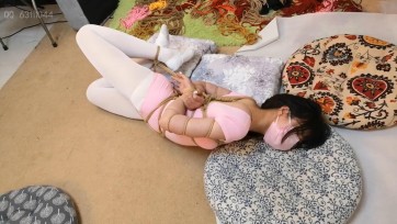 【随心原创】杨蕊 粉色体操服 白丝 白舞鞋 驷马肆虐