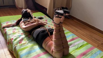 【玩奴原创】新模超高跟配大长腿的终极日式驷马，超大绳量捆绑，紧是博主的唯一追求！