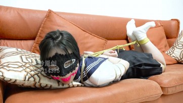 【子衿原创】新模试镜 五花驷马口球口水 最后取口球后说嘴要裂开了