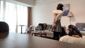 【小徐RX】伪娘直臂捆绑记时挑战