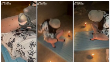 【媚娘工作室】废弃村庄1 绑在废弃村庄里，选择一个房间 单腿掉，驷马，坐缚