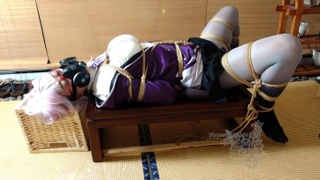 【叶沫沫】“面罩少女与翻花绳”第二期 （捆绑放置挣扎）