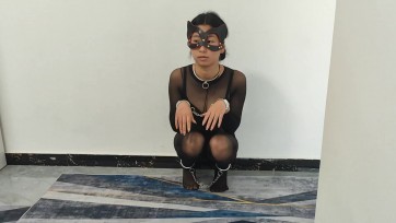 【一龙工作室】小赢全身黑丝狗奴调教