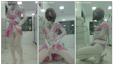 【哈曼哈w】斗罗大陆小舞/伪娘/cos/贞操锁/lu出/前列腺gc/白丝/透明高跟鞋