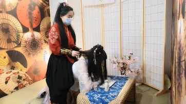 【逍遥伯乐】【汉服COS户外刑具公调】汉服COS美少女女体家具互虐互骑 最终章