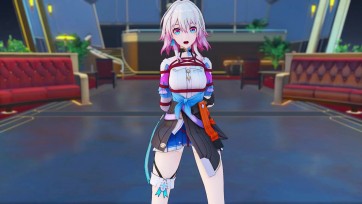 【3D动画】【拘束】星穹铁道的看板娘-三月七捆绑挣扎