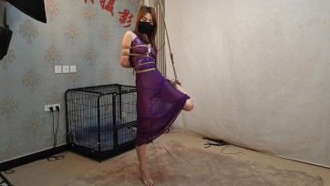 【束缘阁】艾琳 紫色纱衣与笼子