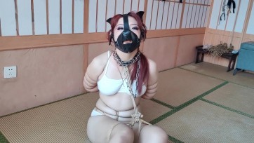 【一绳所爱】陈依依戴着狗头玩K9调教