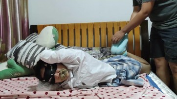 【zhangyang】学生装TK 肉色丝袜配蓝色棉袜