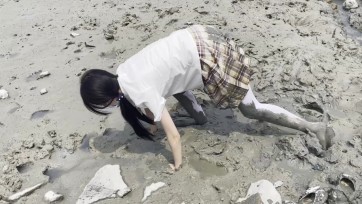 【小瓶子】山吹白丝滩涂玩泥 强烈反差