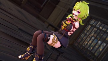 【3D动画】【原神动画】柯莱后手观音-超短裙下的股绳太涩了