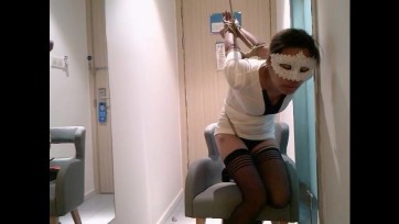 【西岭飘雪】可儿——白色OL裙+黑色丝袜+黑色高跟鞋