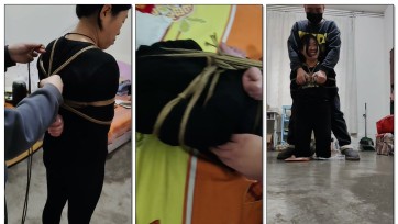 【绳多多】朵朵越玩越开，五花驷马打屁股挠痒，茜茜帮忙拍摄，事后本人说好羞耻，都湿了