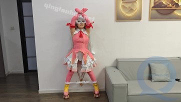 【苏苏】魔法少女伊莉雅的补课陷阱，多种束缚姿势写字惩戒，驷马挣扎