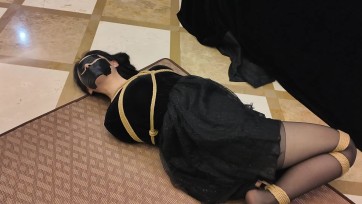 【枫叶工作室】雪婉入室捆绑自救