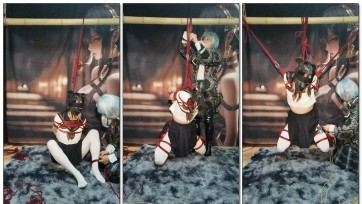 【机智的聆】芝士的折腿驷马吊缚放置 郊狼、训练器、紧缚全过程