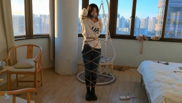 【JS】【欣妍】苏秦背剑/长靴/牛仔裤/胶带封嘴/棒棒刺激/无助的小眼神