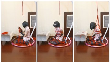 【一只萌熊】吊篮固定的定时锁驷马自缚（带文字教程）