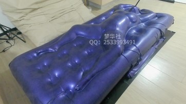 【梦华社】BBW君君乳胶真空床第二波挑战~真空入床~QG~呼控~TK