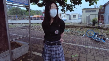 【晓鹿绳艺】【公交车上的欲望】这种被勾起了欲望又无法消除的感觉实在太难受了，虽然刺激但是却无法满足，只能跟哥哥回家继续