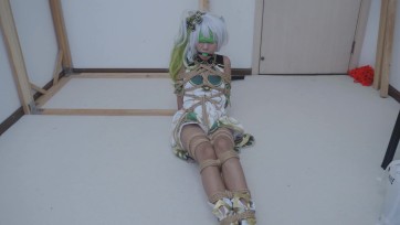 【冷与贝】草神COS捆绑，口球眼罩全身紧缚多姿势