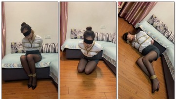 【zhangyang】黑丝OL绑架