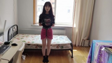 【玩奴原创】可爱就是正义，新人美少女欣妍。超紧蛇缚股绳驷马放置tk，50分钟约绑体验实录！