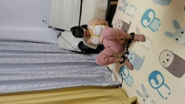 【kuye】家庭游戏-----捆绑 pao ji，口球鼻钩，脚镣鞭打。